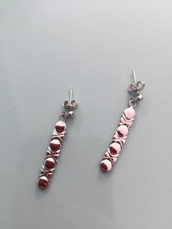 Silver earrings