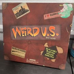 Weird U.S. THE Game board Game Complete