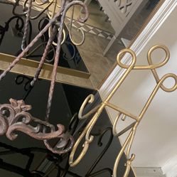2 Pc. Iron/deco-home/ Frame/picture- Stand Display/Holders Approx: Tall 11 In.  $8 Each.