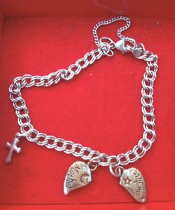 James Avery mother daughter bracelet.