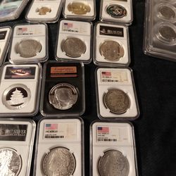 Replica slabed coins