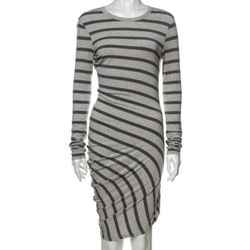 Alexander Wang Stripped Knee-length Dress