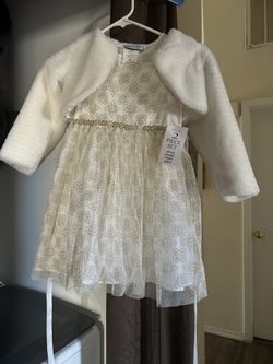 White Dress Size 5T