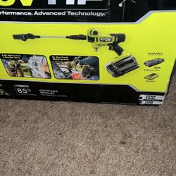 Ryobi 40v  HP Brushless 600 psi EZCLEAN 2.Ah Battery and Charger Like New 