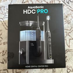AquaSonic Home Dental Center PRO - Brushing & Flossing Made