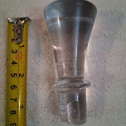 Glass Decanter or Bottle Stopper with Chip