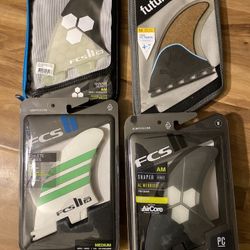 Brand New Surf Fins Fcs2 Fcs Surfboard Futures Quad Twin Merrick Channel Islands Album Lost Mayhem Hobie FireWire Slater Machado Julian Wilson