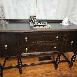 Refinished Buffet Table