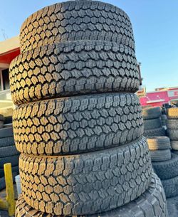 275"70"18 Set 4 tires Goodyear