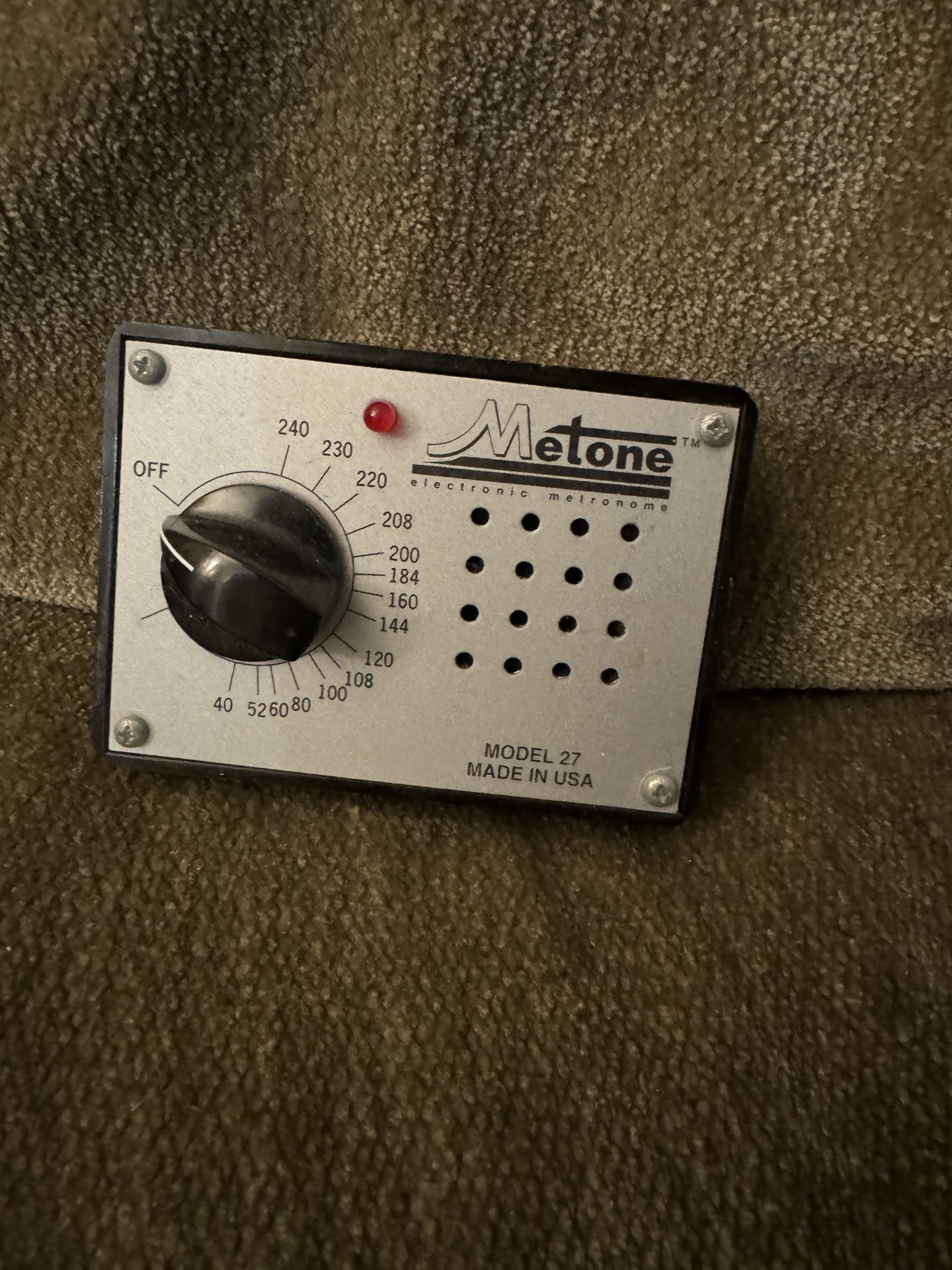 Vintage Metone Electronic Metronome 