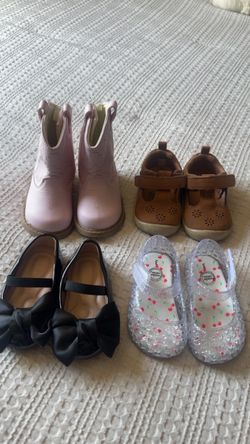 4 Pairs Toddler Girl Shoes Bundle