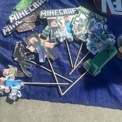 Minecraft Birthday Decoration