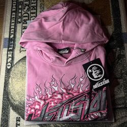 HELLSTAR HOODIE PINK