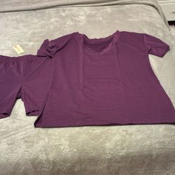 Sleep Wear Lounge Medium For $25 Purple 