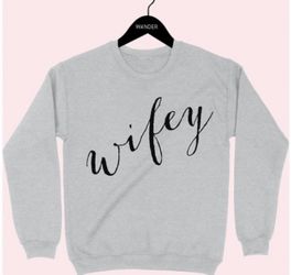 Plus Size Wifey Sweatshirt