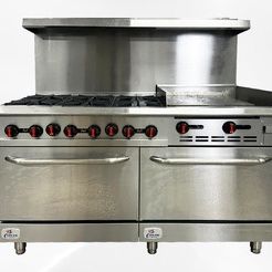 60 ins 6b24g NSF oven range CD-R6-24G