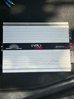 4000 watt yr audio amp