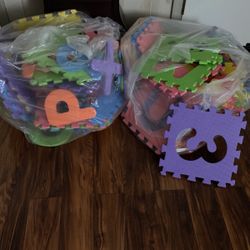 2 Set Of Alphabet And Number Mats