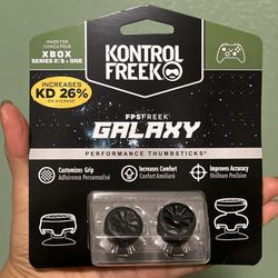 KONTROL FREEK BLACK GALAXY FOR XBOX SERIES X ONE GAMING JOYSTICK ATTACHMENT JOYSTICK TOPPER PERFORMANCE GRIPS THUMBSTICK THUMBGRIPS