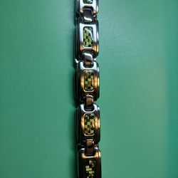 Zales Men's Stainless steel bracelet