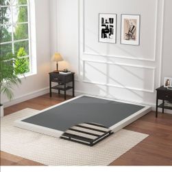 Queen Low Profile Box Spring – 3 Inch Metal Bed Foundation – New