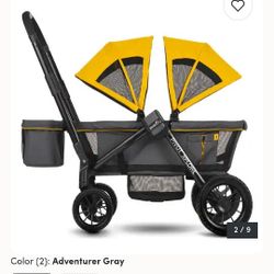 EVENFLO PIVOT EXPLORE. WAGON 2 SEAT STROLLER. 