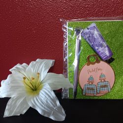 Green glitter notebook gift set