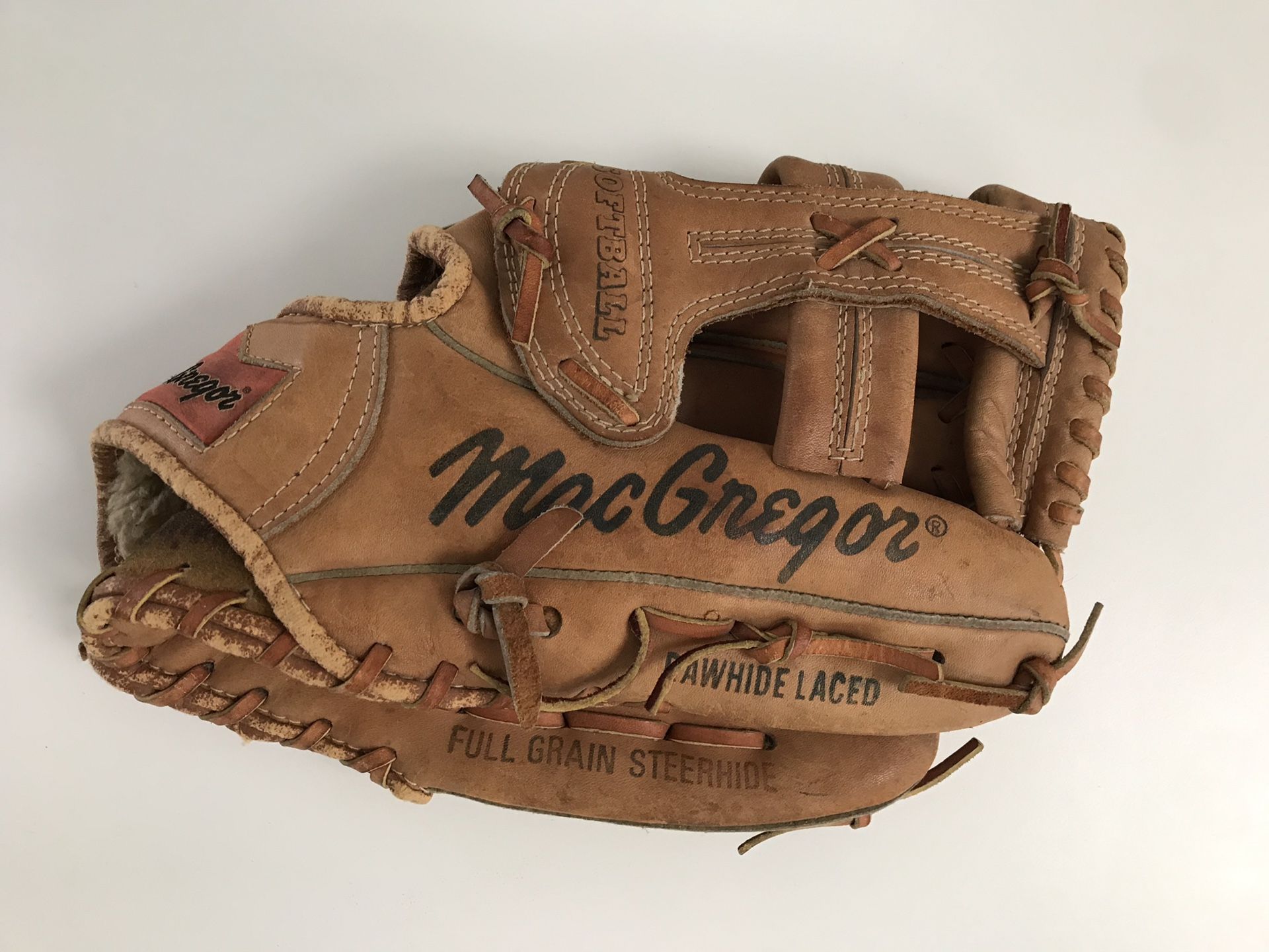 Vintage broken in Softball Glove