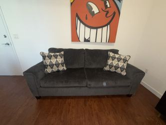 Almost New Sleeper Sofa Never Used, Still Has Warranty. And 75” LG Smart TV