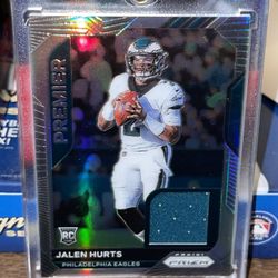 Jalen Hurts Silver Patch RC