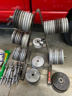 Weight Plates / Dumbbells / Weight Rack -