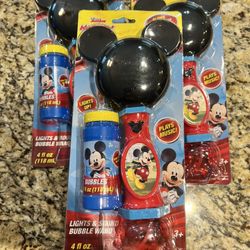 Disney Mickey Mouse Bubble Wand Toy 