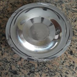 Art Deco Stainless steel Dish