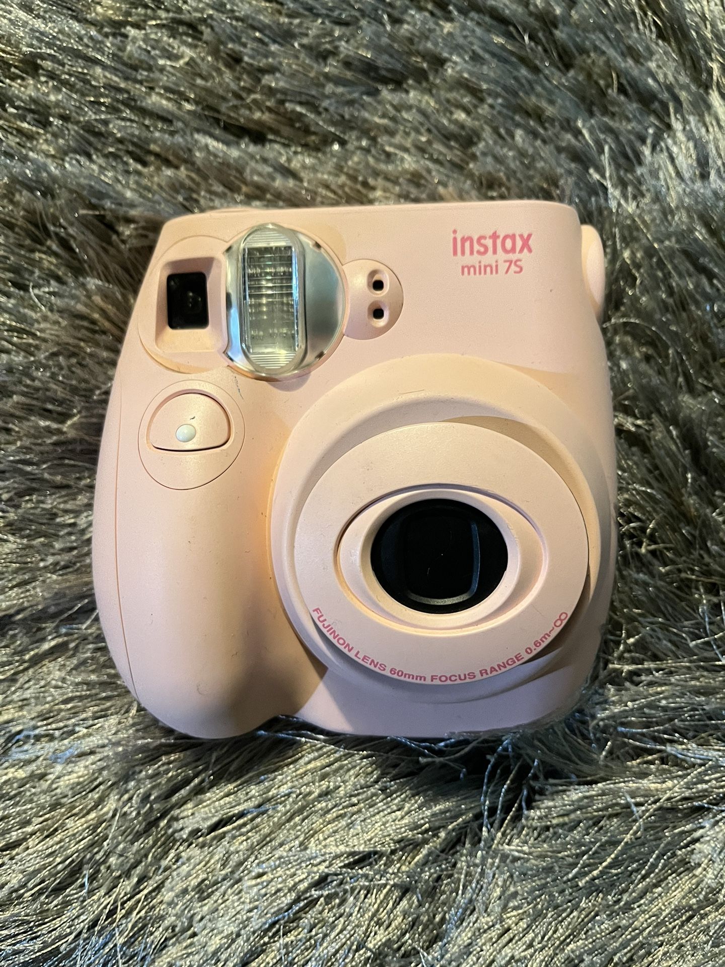 Pink INSTAX MINI 75 with CASE and LANYARD 