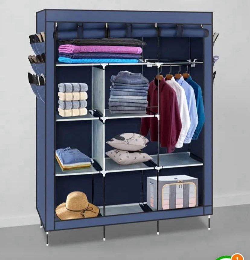 White Metal Clothes Hanger.