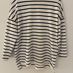 Uniqlo Oversize Striped Cotton Tunic - Unisex - Medium