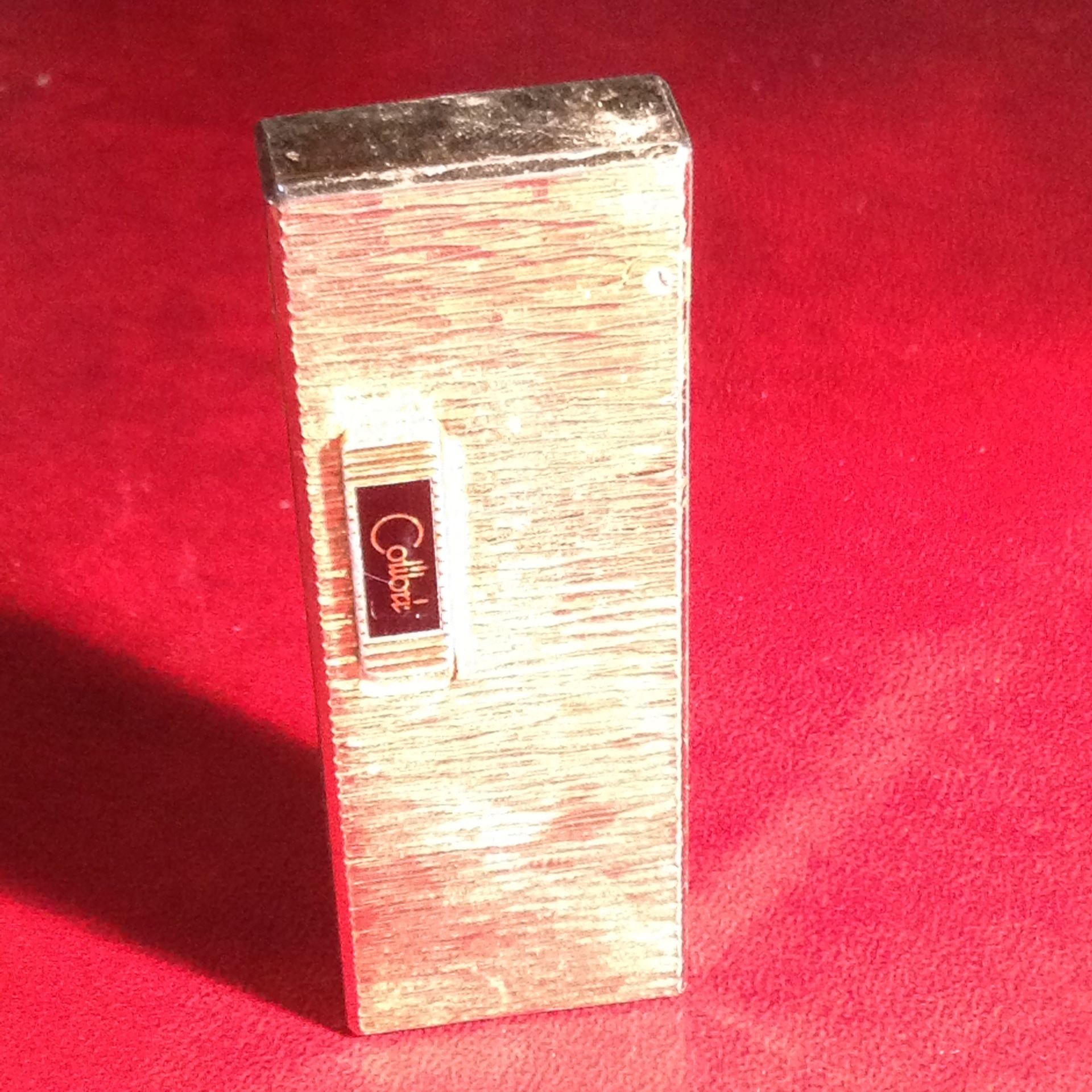 COLIBRE PIPE LIGHTER GOLD PLATED NON TESTED