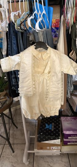 Toddler boy baptism outfit