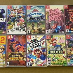 Nintendo Switch Games And Cases