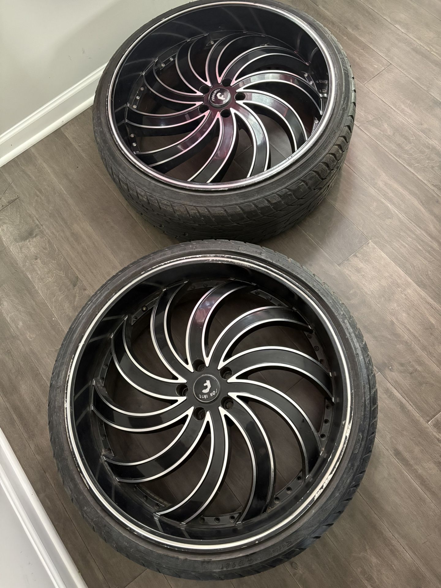 Black And Machined 24s