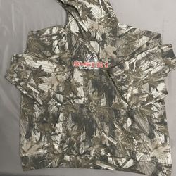 Boxy Shelby Graphic Camo Hoodie