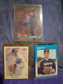 3 Nolan Ryan baseball cards