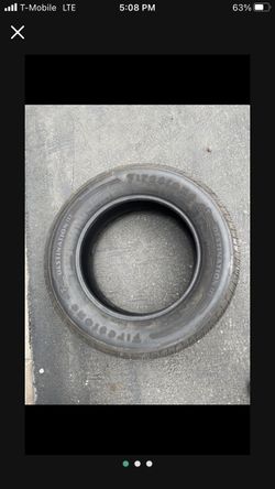 1 — 265/60r18 Firestone Tire Good 80% Treads!