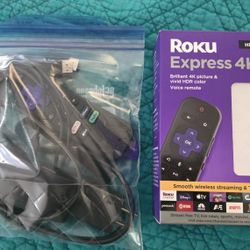Roku Express 4K+ w/voice remote