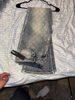 Nova Men Acid Wash Denim Jeans