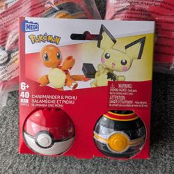 MEGA Pokemon Charmander and Pichu buildable figure (multiple available $12 each)