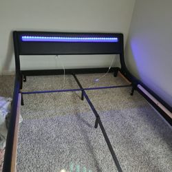 Platform Bed W/lights!