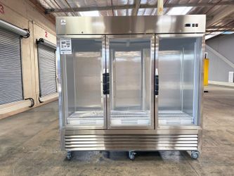 NSF Commercial 3 Door Stainless Steel Refrigerator KR-82BG1