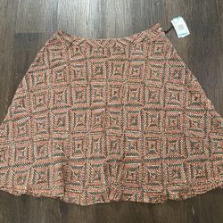 NEW Womans Printed 100% Silk Skirt Size 16 By Jones New York #4