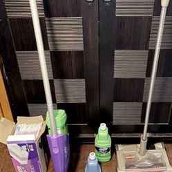 Swiffer wet jet And Bissell Perfect Sweep Turbo 